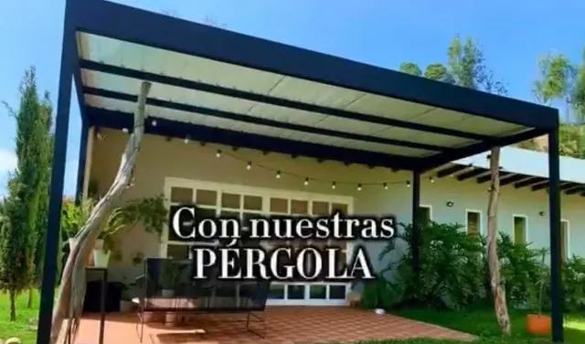 Pergola terraza de dia
