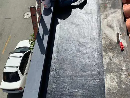 Impermeabilización terminada con manto